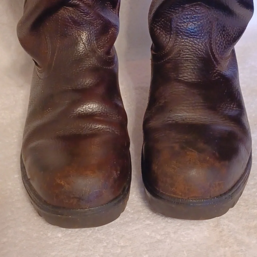 John Deere boots Waterproof leather boots men's size 10 Wide